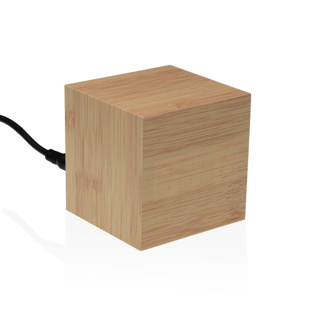 Wecker Versa Holz MDF Minimalistisch 6,4 x 6,3 x 6,4 cm