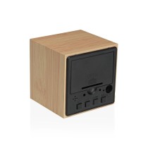 Wecker Versa Holz MDF Minimalistisch 6,4 x 6,3 x 6,4 cm