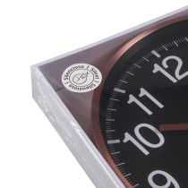 Horloge Murale Versa Noir Métal