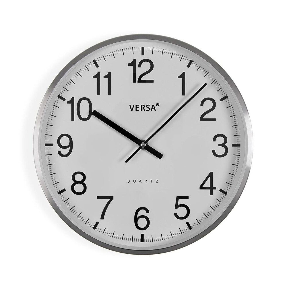 Horloge Murale Versa Blanc Métal