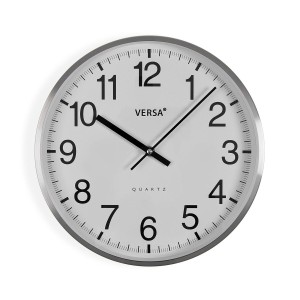 Horloge Murale Versa Blanc Métal