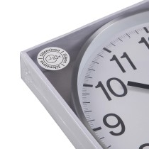 Horloge Murale Versa Blanc Métal