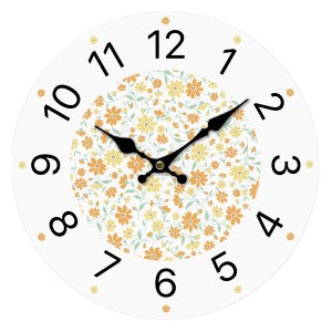 Wanduhr Versa Holz Blomster 4 x 30 x 30 cm