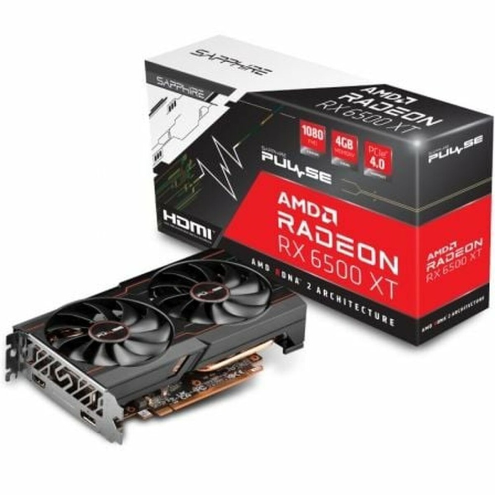 Grafikkarte Sapphire 11314-07-20G 4 GB GDDR6 AMD RADEON RX 6500