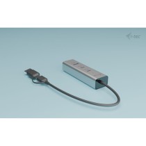 USB Hub i-Tec CAHUBMETAL2A2CPD Silver