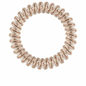 Rubber Hair Bands Invisibobble Bronze (3 Units)
