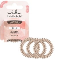 Rubber Hair Bands Invisibobble Bronze (3 Units)