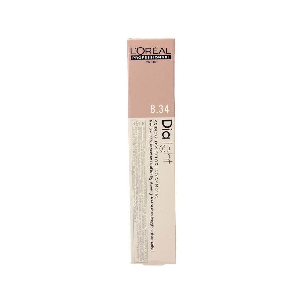 Dye No Ammonia L'Oreal Professionnel Paris Dia Light Nº 8.34 Nº 8,34 50 ml