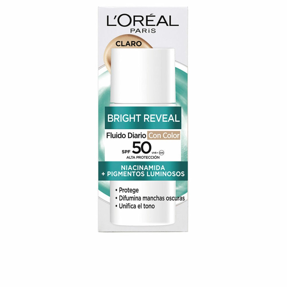 Gesichtscreme L'Oreal Make Up BRIGHT REVEAL NIACINAMIDA Spf 50 50 ml