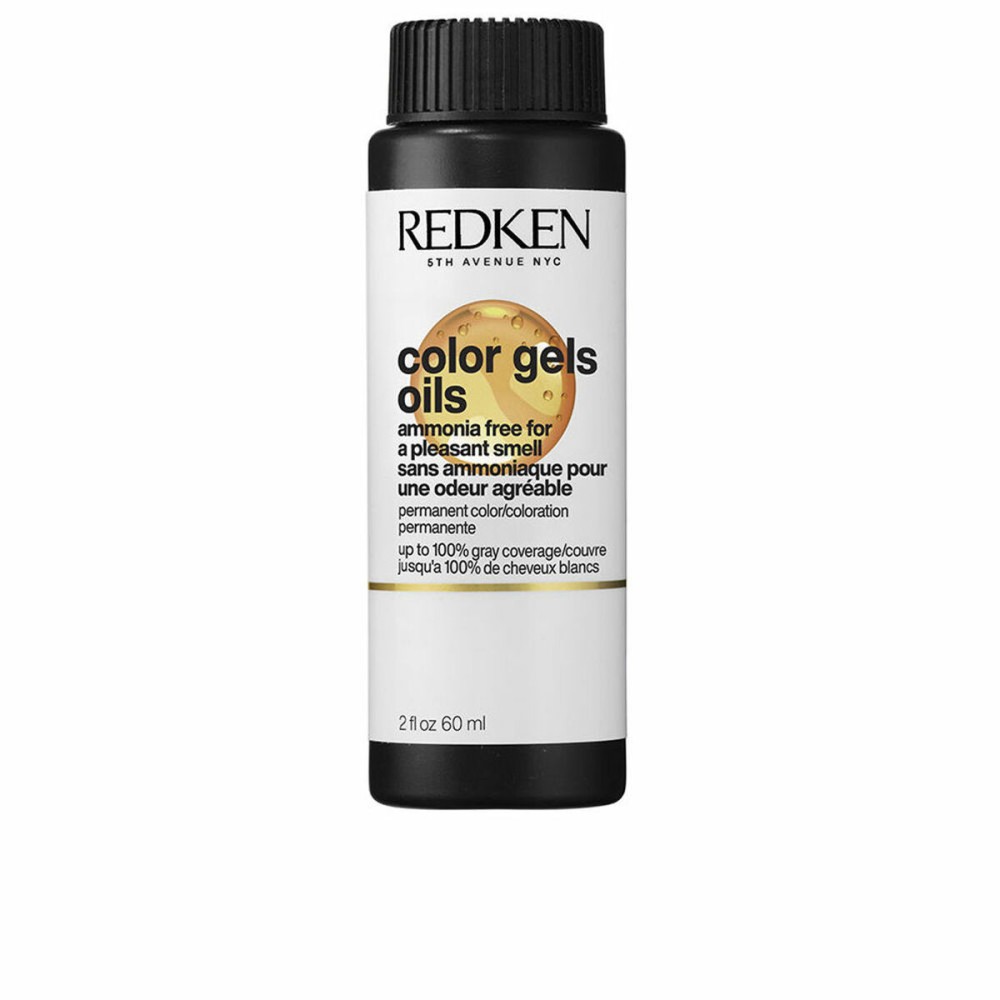 Dauerhafte Coloration Redken COLOR GEL OILS Nº 8AV-8.12 (3 Stück)