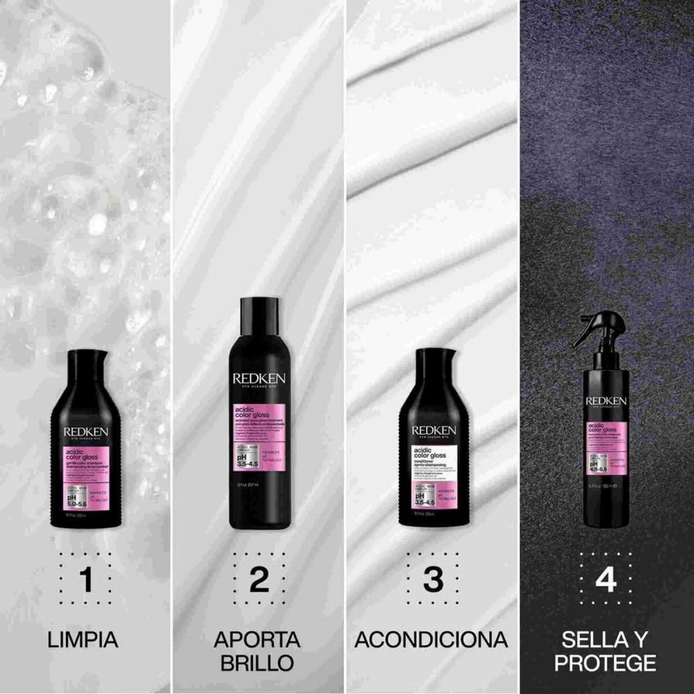 Shampoo Set Redken ACIDIC COLOR GLOSS 3 Pieces