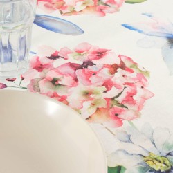 Stain-proof tablecloth Belum 0120-366 Multicolour Flowers 200 x 150 cm