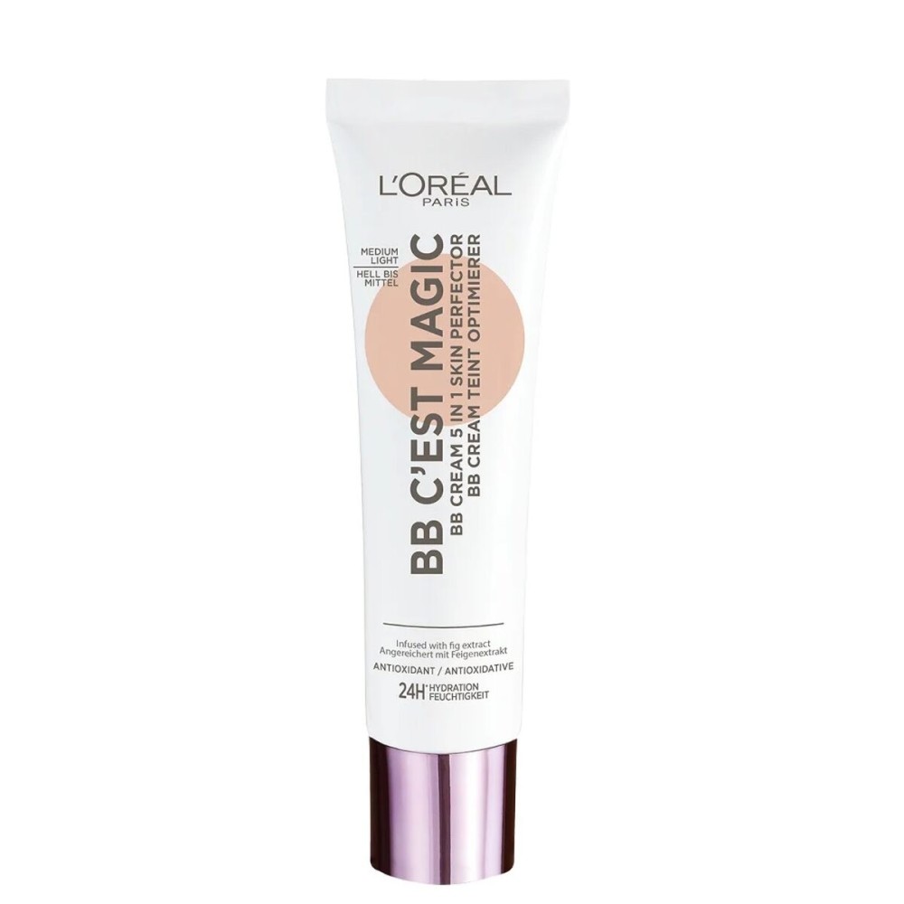 Crème Hydratante avec Couleur 02 Light L'Oreal Make Up Magic Bb Clair Spf 10 30 ml