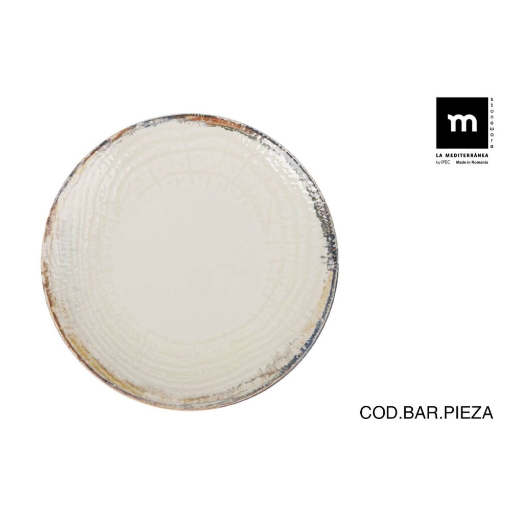 Flat Plate La Mediterránea Albus Ø 26 cm (6 Units)