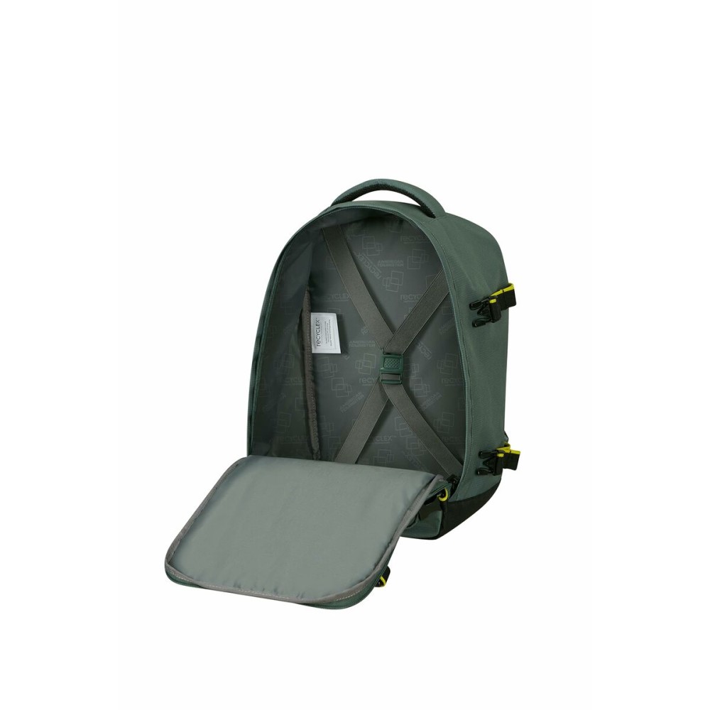 Lässiger Rucksack American Tourister Take2cabin grün