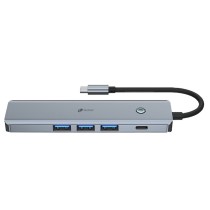 Hub USB LEOTEC LEDS05 Grau 100 W