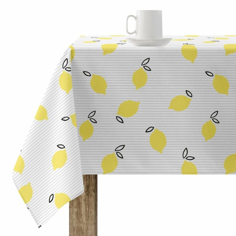 Stain-proof tablecloth Belum Said Multicolour 200 x 150 cm Lemon