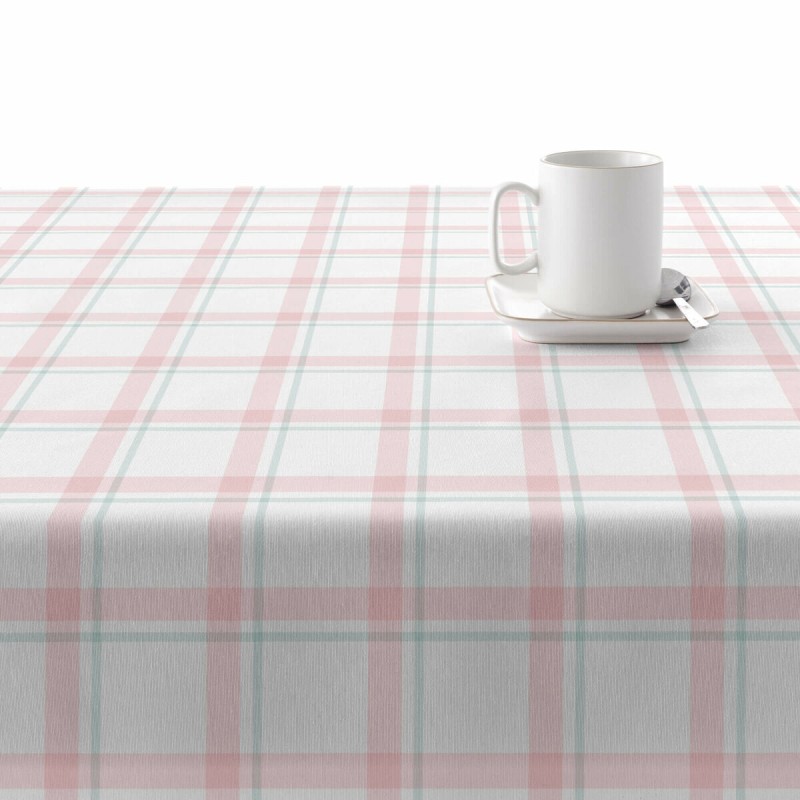 Stain-proof tablecloth Belum 0120-237 Multicolour Pink 200 x 150 cm Squares