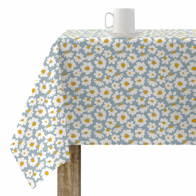 Fleckenabweisende Tischdecke Belum Xalo Blau 200 x 150 cm Blomster