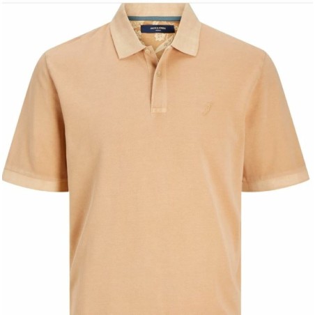 Herren Kurzarm-Poloshirt Jack & Jones JPRBLUWILLIAM  12257315  Beige