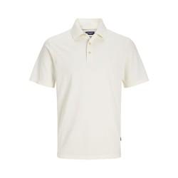 Polo à manches courtes homme Jack & Jones JPRBLUWILLIAM  12257315  Blanc