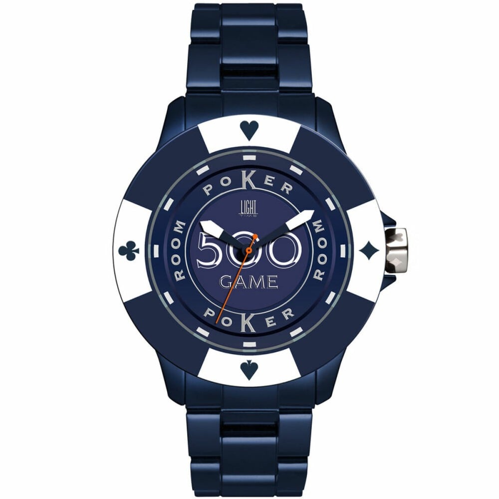 Unisex-Uhr Light Time POKER (Ø 41 mm)
