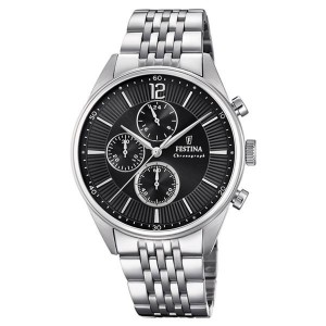 Herrenuhr Festina F20285/4 Schwarz Silberfarben