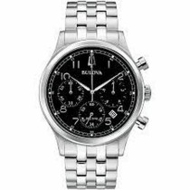 Montre Homme Bulova 96B357 Argenté