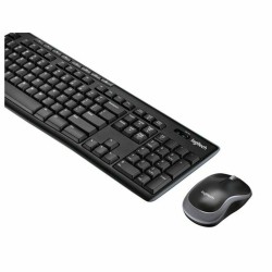 Tastatur mit Drahtloser Maus Logitech 920-004513 Schwarz Qwerty Spanisch QWERTY