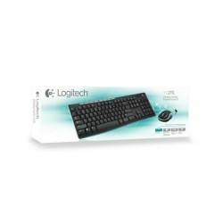 Clavier et souris sans fil Logitech 920-004513 Noir Espagnol Qwerty QWERTY