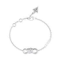 Schlüsselanhänger Guess JUBB04011JWRHS Silberfarben
