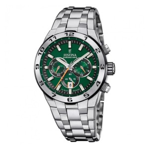 Herrenuhr Festina F20670/2 grün Silberfarben