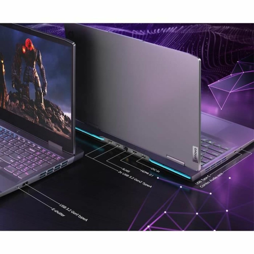 Ordinateur Portable Lenovo LOQ 15IAX9 15,6" Intel Core i5-12450HX 24 GB RAM 512 GB 512 GB SSD Nvidia Geforce RTX 4060
