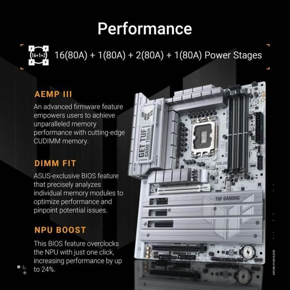 Carte Mère Asus TUF GAMING Z890-PRO WIFI LGA 1851