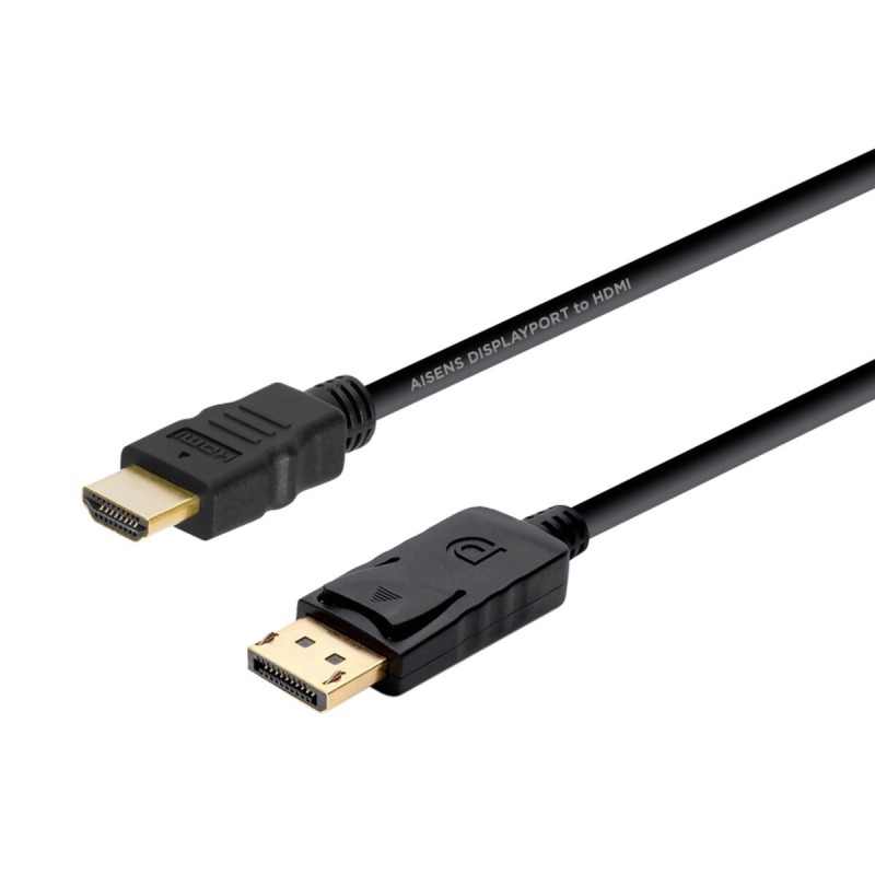 Câble DisplayPort vers HDMI Aisens A125-0364 Noir 2 m