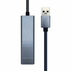 Hub USB Aisens A106-0401 Grau (1 Stück)