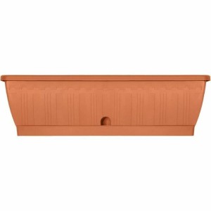 Selbstbewässerndes Pflanzgefäß Garden ID Terrakotta 60 cm