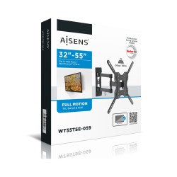 Support mural Aisens WT55TSE-059 Plaque Tournante Inclinable Télévision Écran