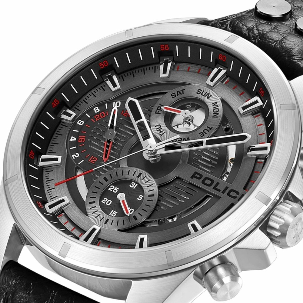 Montre Homme Police PEWJF0004601 Noir Gris