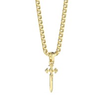 Men's Necklace Guess JUMN04024JWYGT-U Cross