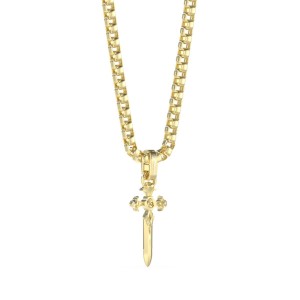 Men's Necklace Guess JUMN04024JWYGT-U Cross