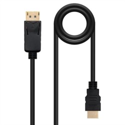 DisplayPort-Kabel zu HDMI NANOCABLE 10.15.4310 Schwarz 10 m