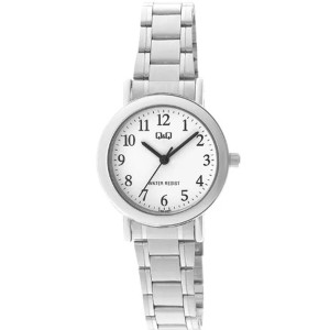 Damenuhr Q&Q LADY ONLY TIME Silberfarben (Ø 30 mm)