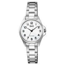 Damenuhr Q&Q LADY ONLY TIME Silberfarben (Ø 30 mm)