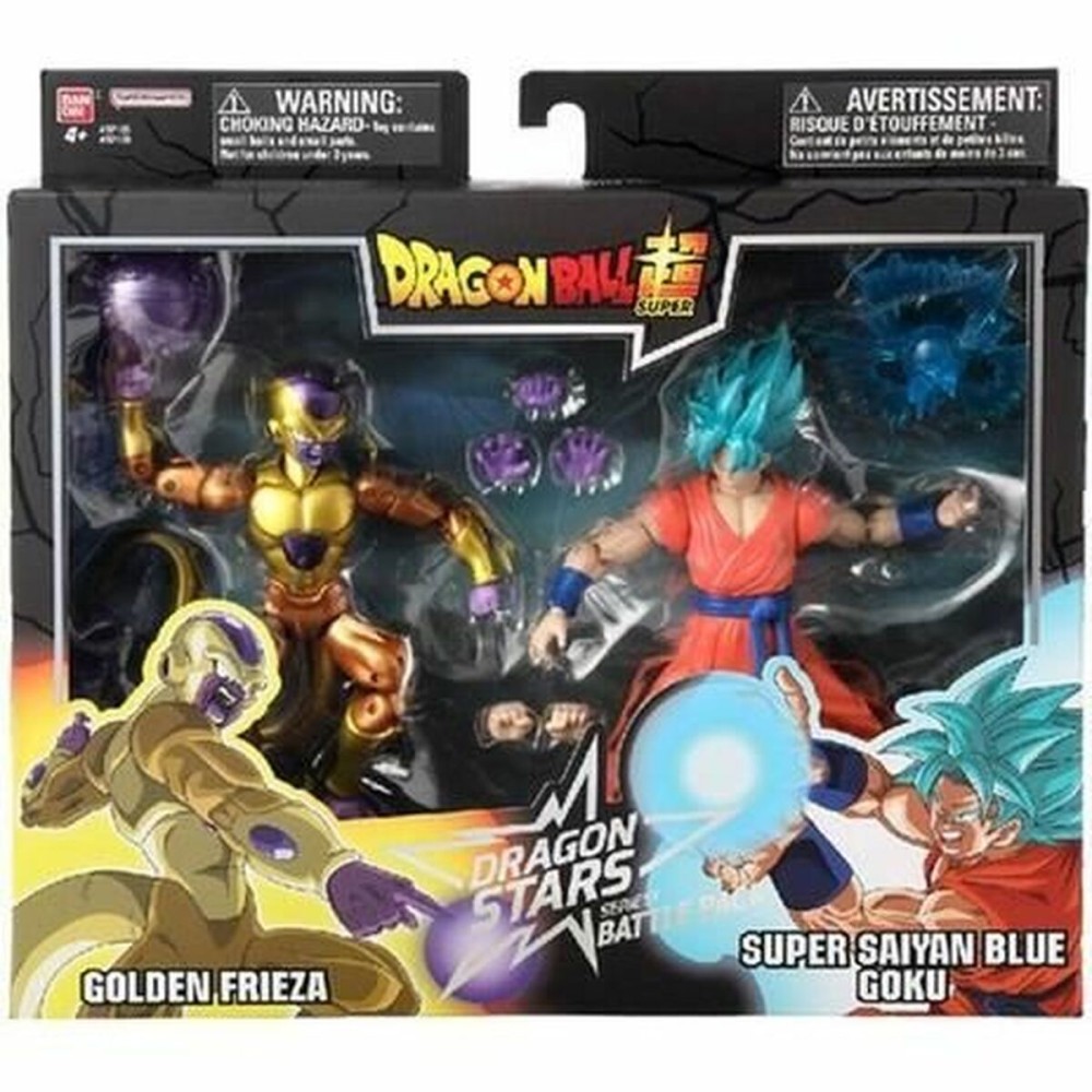 Figurines d’action Dragon Ball Super Dragon Stars: Golden Frieza vs Super Saiyan Blue Goku 17 cm