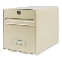 Briefkasten Burg-Wachter Beige Kunststoff Verzinkter Stahl