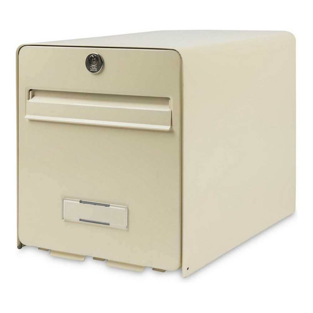 Briefkasten Burg-Wachter Beige Kunststoff Verzinkter Stahl