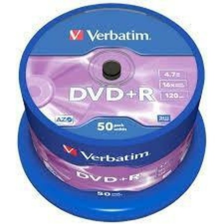 DVD+R Verbatim VB-DPR47S3A 50 Units