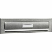 Plaques de boîtes aux lettres Burg-Wachter Argenté Acier inoxydable