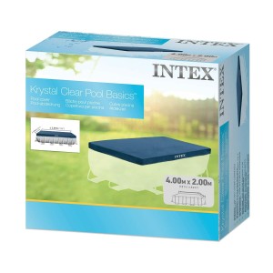 Bâches de piscine Intex 28037 4 x 2 m Bleu Blue marine